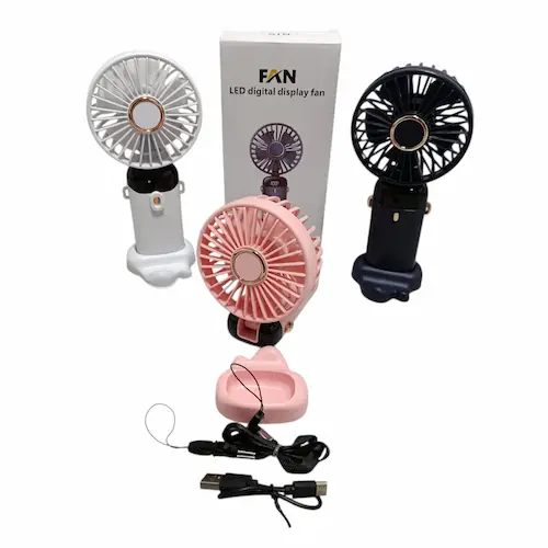 להקלה וריענון בימי הקיץ החמים הבאנו לכם מאורר נייד לטיולים נטען, קטן ומעוצב עם 5 מהירויות תצוגת LED שרוך לנשיאה על הצוואר ומתקן העמדה שולחני מגיע ב- 3 צבעים