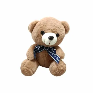 החבר החדש שלכם בובת דובי בז' 23 ס"מ עם פפיון מהמם לקישוט, פרווה רכה איכותית ונעימה למגע מתנה קלאסית מרגשת עם סימן לאהבה לילדים ומבוגרים.
