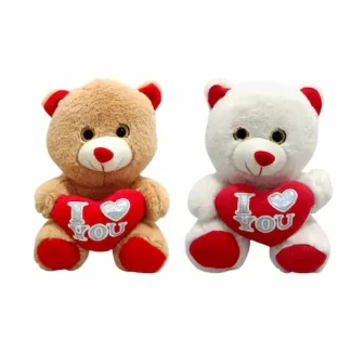 מחפשים מתנת אהבה מרגשת הבאנו לכם דובי מחזיק לב עם הכיתוב I LOVE YOU בשני צבעים, בובת דובי רכה ונעימה בגודל כ- 20 ס"מ אשר תעביר את מסר אהבה בצורה מיוחדת.